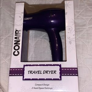 Brand new CONAIR travel size hair dryer